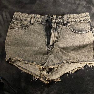BDG high rise cheeky denim shorts SIZE 29W